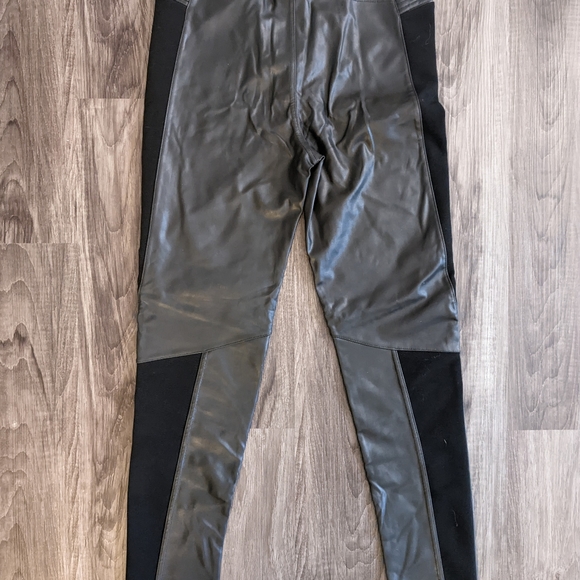 H&M Trish Summerville The Girl with the Dragon Tattoo Pleather Leggings - Picture 5 of 5